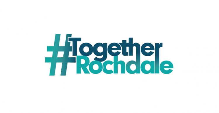 #TogetherRochdale logo white