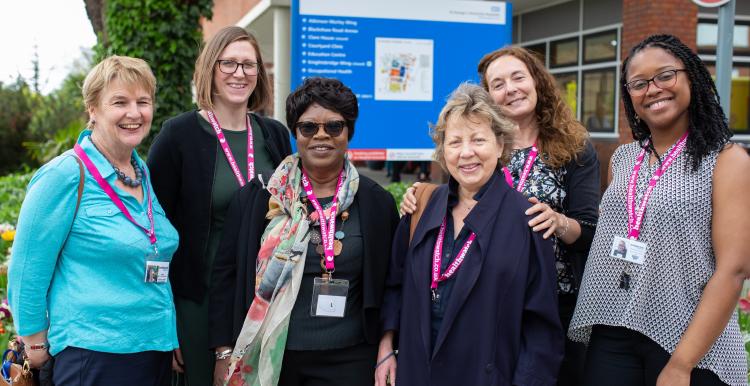 A group of Healthwatch staff and volunteers