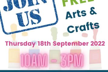 Poster for Arts & Craft Event at Touchstones, Rochdale