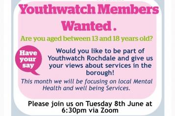 Youthwatch Rochdale June Poster