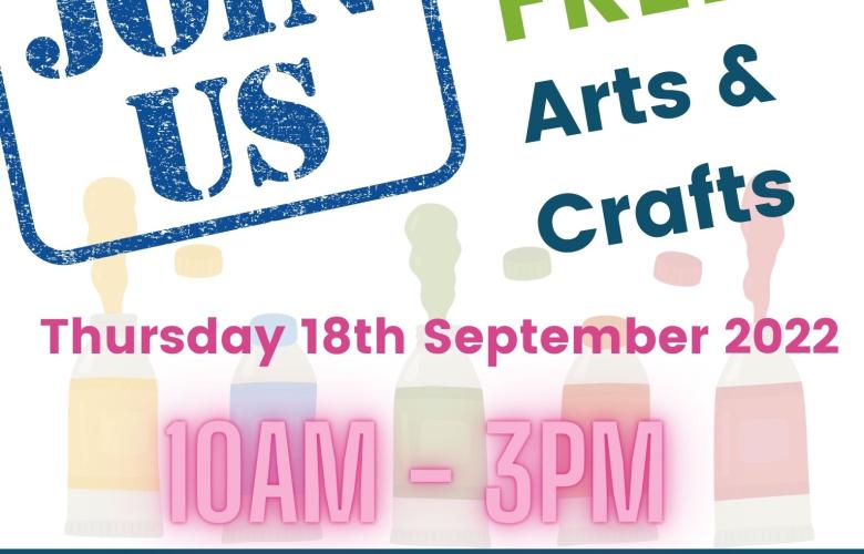 Poster for Arts & Craft Event at Touchstones, Rochdale